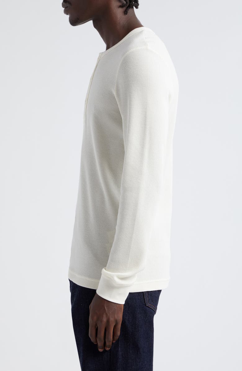 Sunspel Waffle Cotton Henley, Alternate, color,