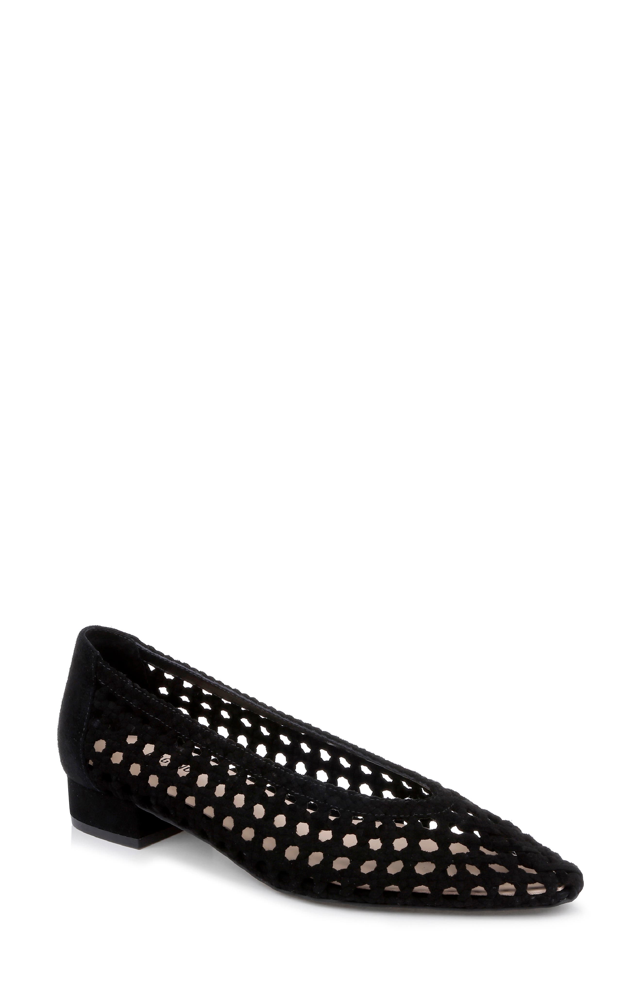 L'AGENCE Alsace Pump, Main, color, Black Suede