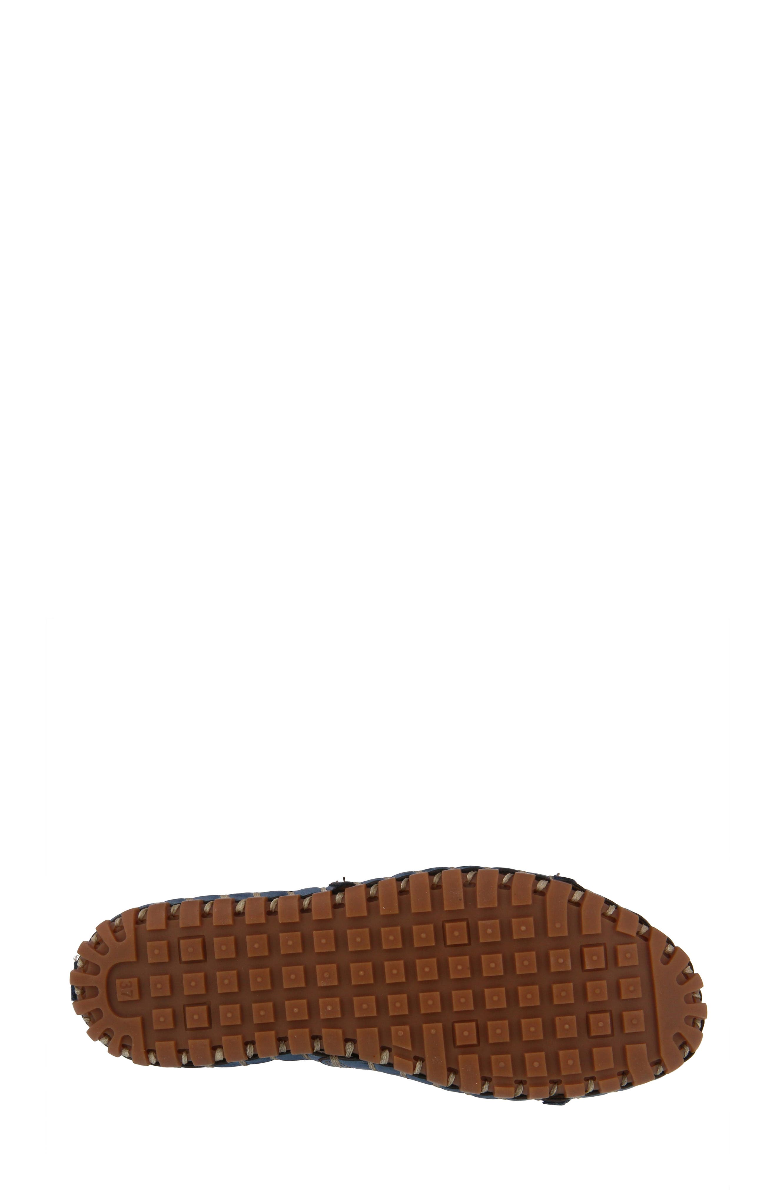 Fusaro Flat, Alternate, color, BLUE LEATHER