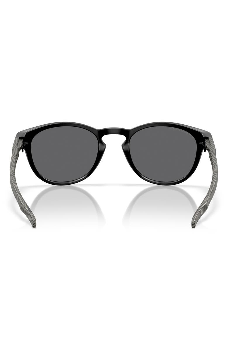 Oakley Latch<sup>™</sup> 53mm Prizm<sup>™</sup> Polarized Phantos Sunglasses, Alternate, color, Black / Black Polar