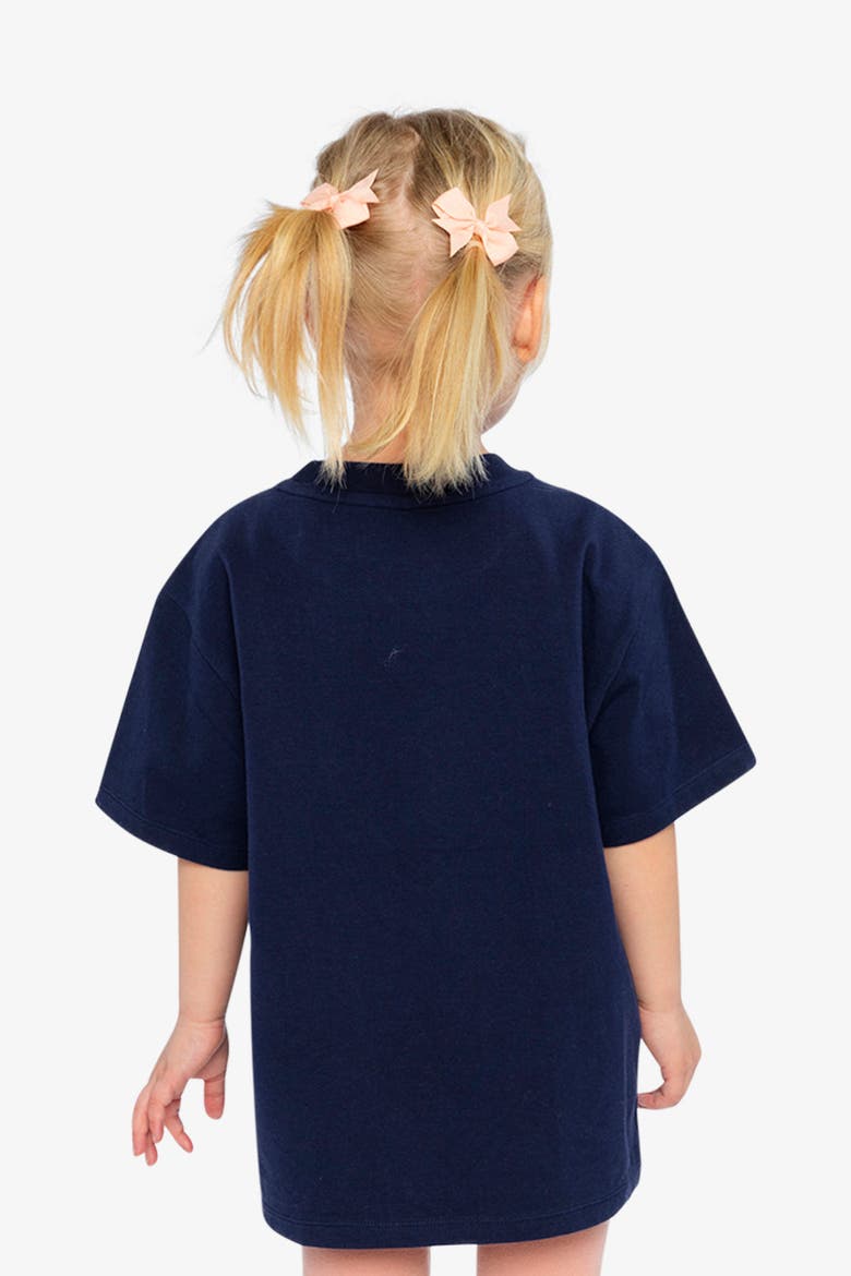Organic Cotton Holographic Heart Jersey T-Shirt, Alternate, color, Dark Blue
