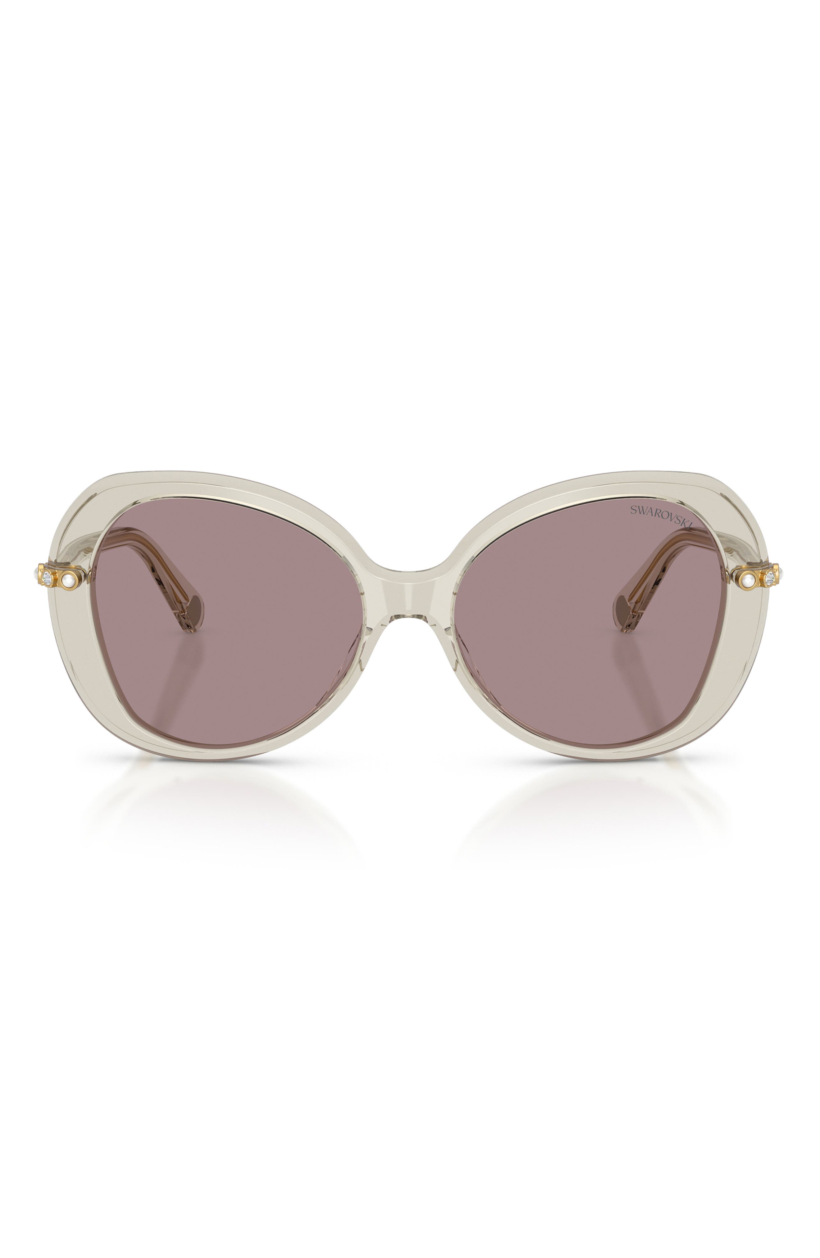 TRANSPARENT BEIGE / VIOLET