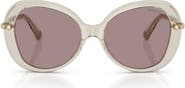Swarovski 55mm Butterfly Sunglasses
