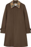 Burberry Tottenham Cotton A-Line Coat