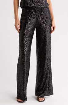 Ramy Brook Lavenia Wide Leg Sequin Pants