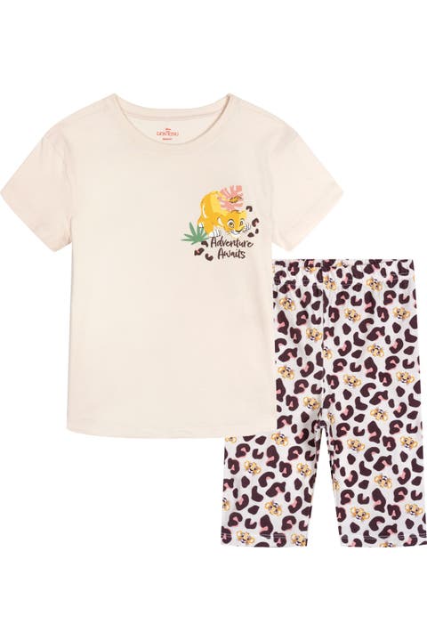 Lion King 2-Piece T-Shirt and Bike Shorts Set