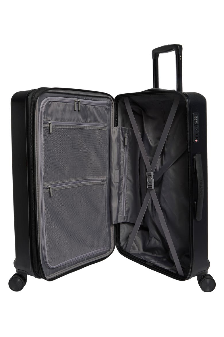 Treyton 28-Inch Hardside Spinner Luggage, Alternate, color, BLACK