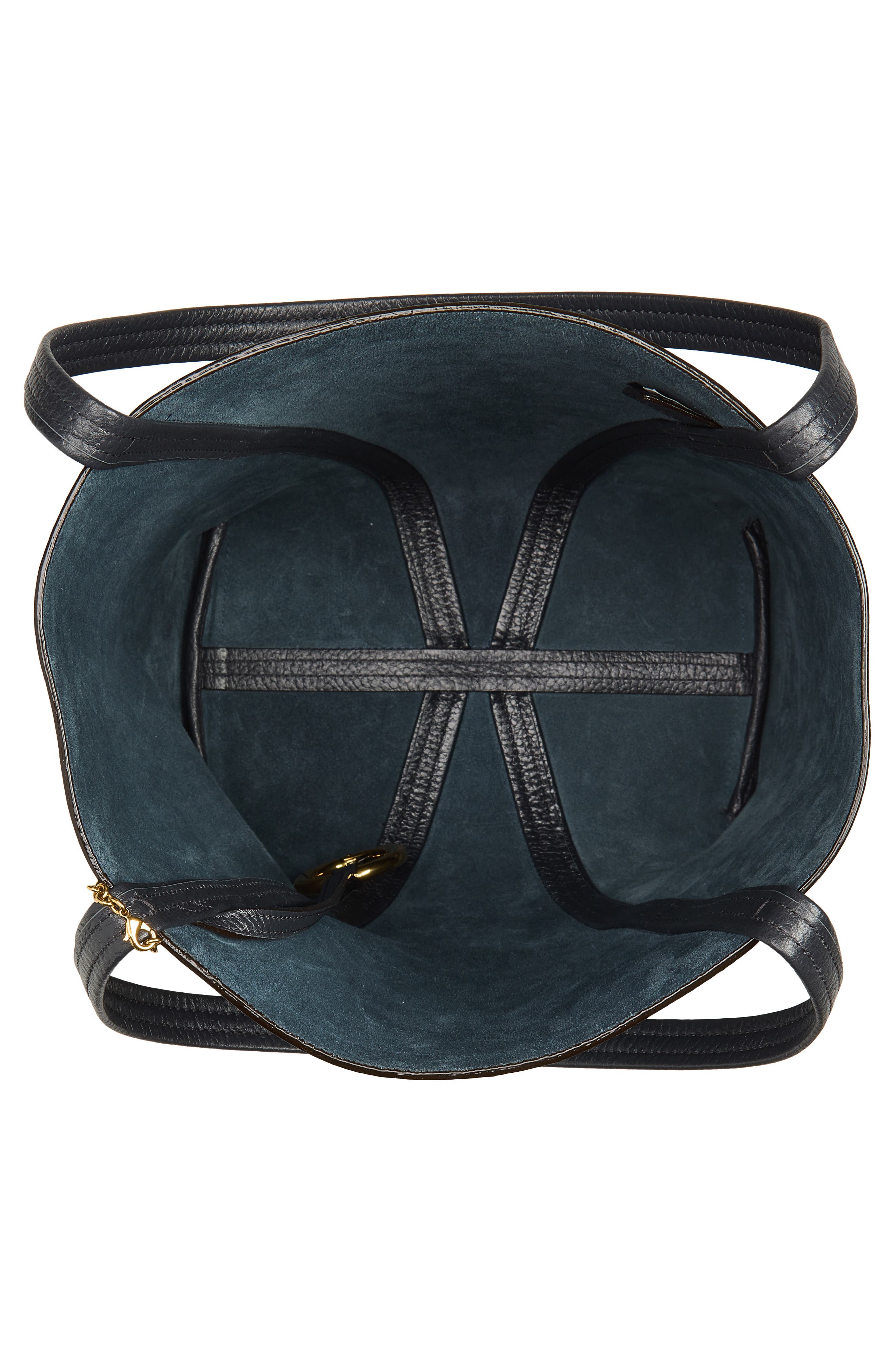 Chloé Denim Spin Tote, Alternate, color, Ashes Blue