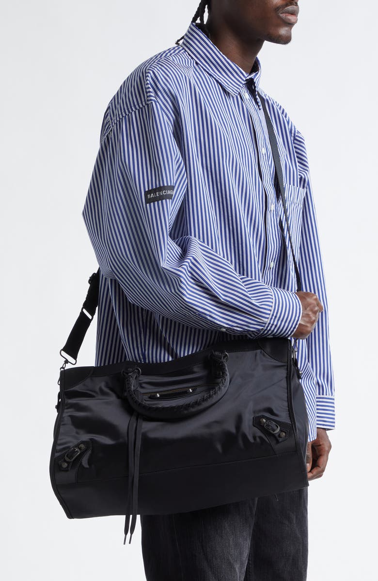 Balenciaga Large Le City Tote, Alternate, color, 1000 Black