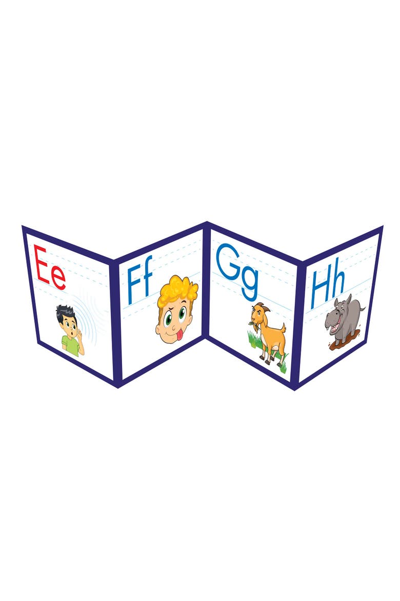 Rainbow Phonics Alphabet Poster, Alternate, color, Multicolored