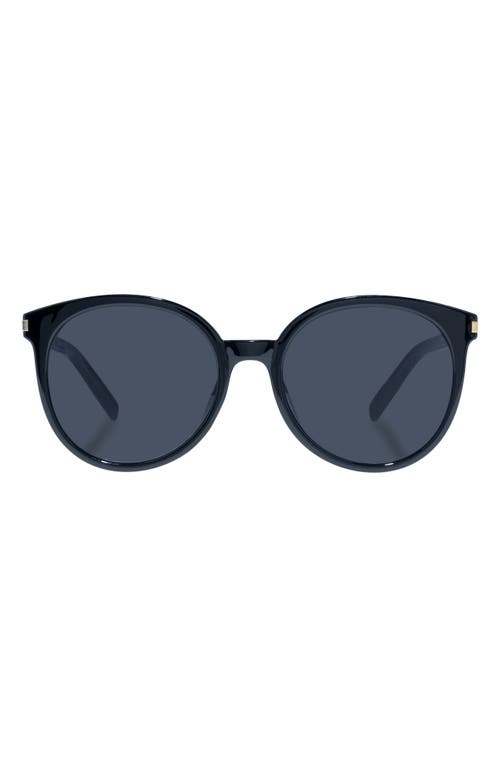 AIRE Lyrasphere 56mm Round Sunglasses in Black 