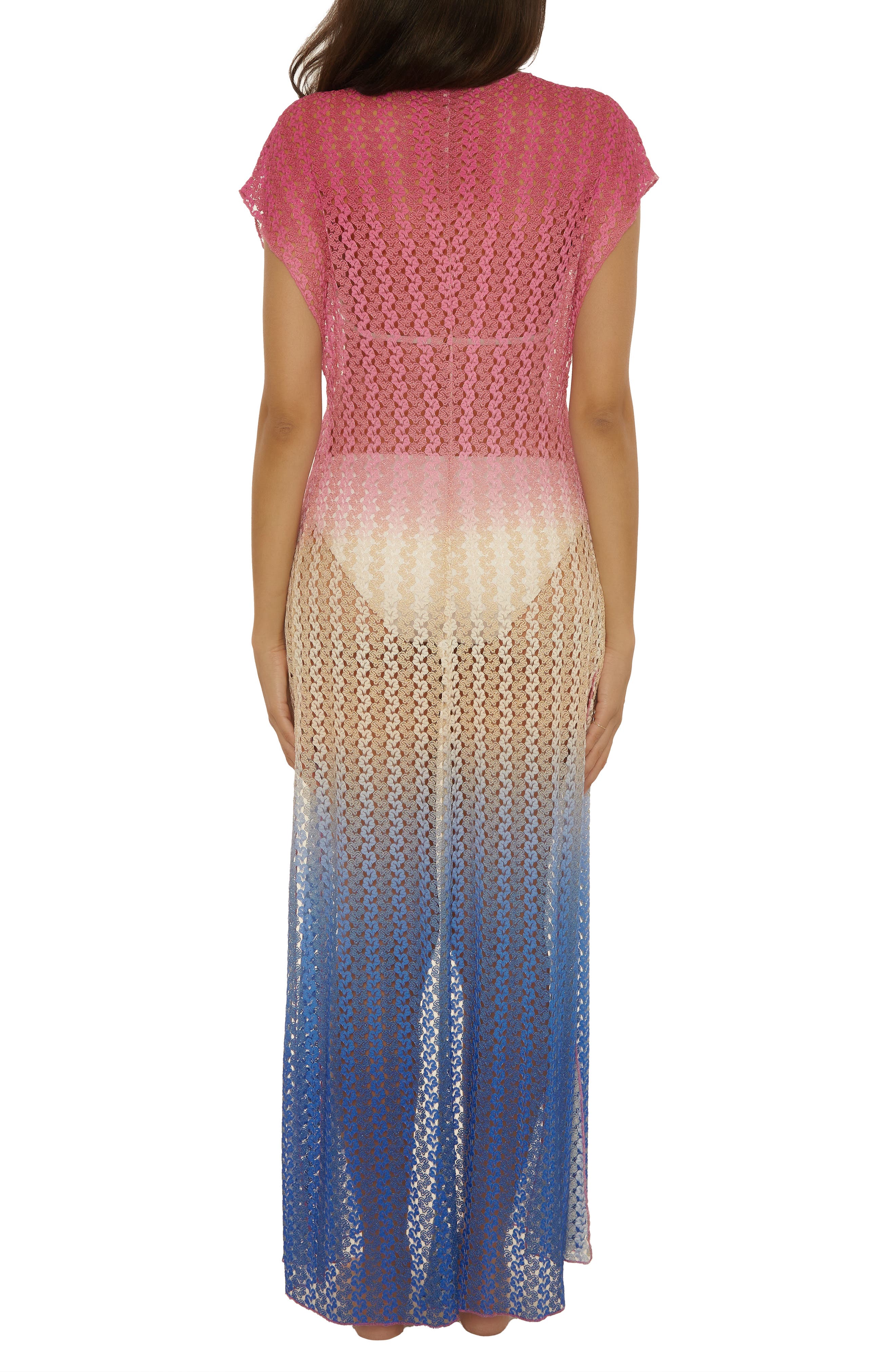 Sunset Metallic Ombre Cover-Up - image 2