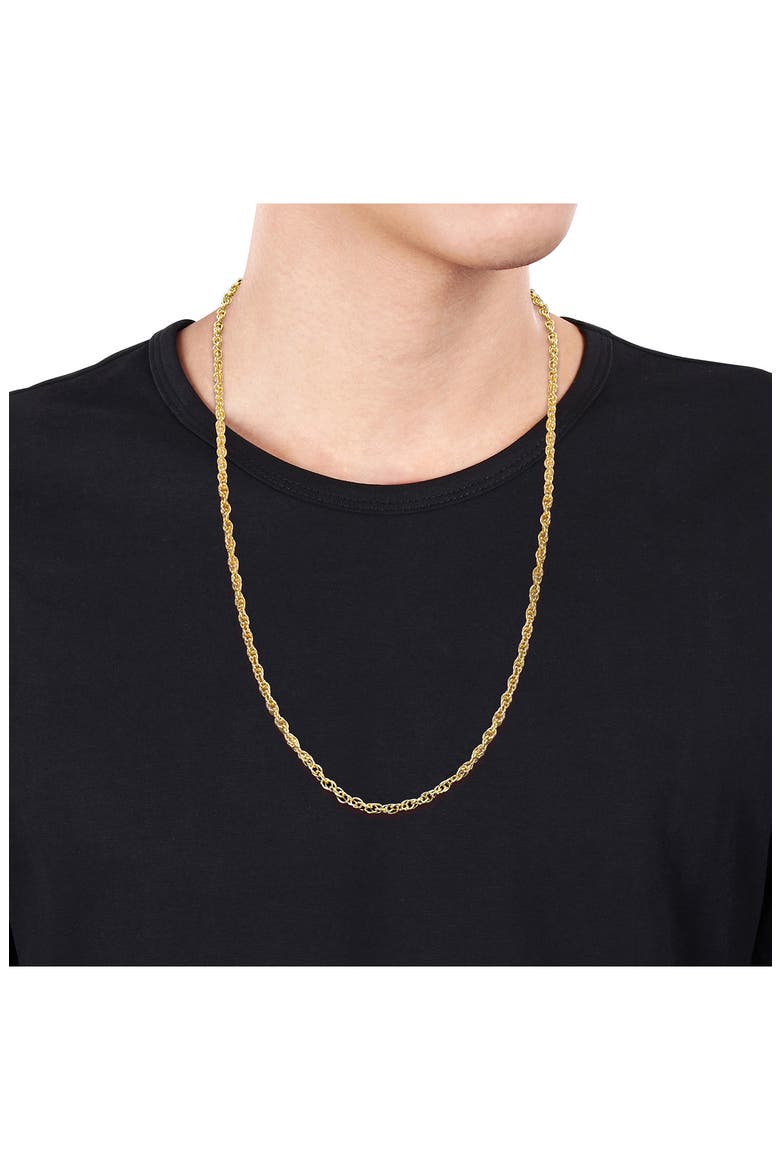Singapore Chain Necklace, Alternate, color, YELLOW