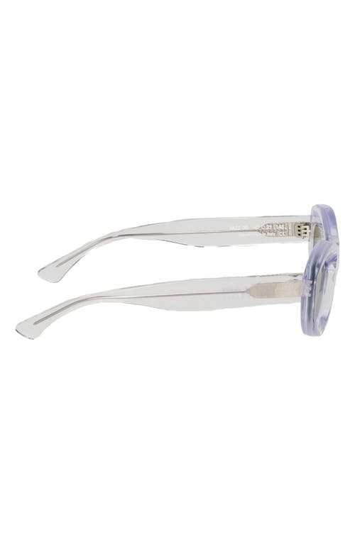 Cult Gaia X Thierry Lasry Jazz 47mm Oval Sunglasses In Transparent