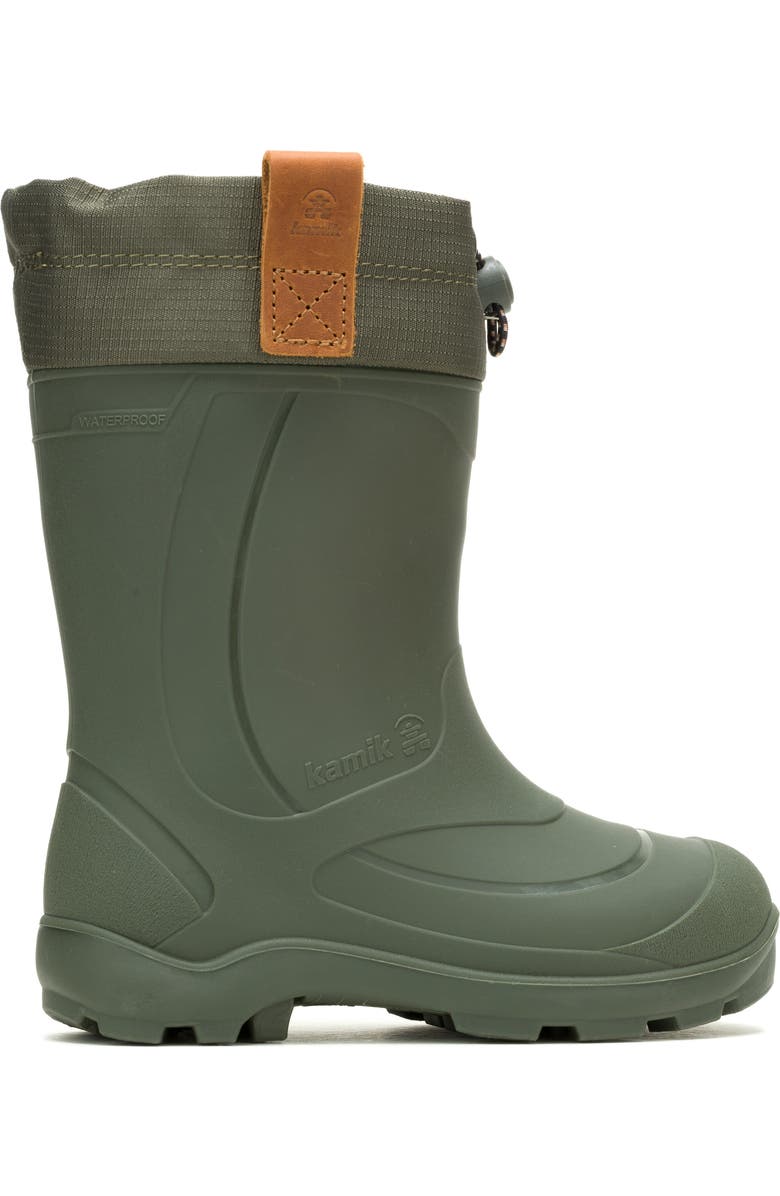 Kamik Kids' Tundra Jr. Waterproof Snow Boot, Alternate, color, Khaki