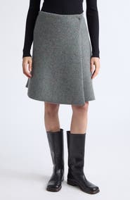 Proenza Schouler Capucine Wool Donegal Sweater Skirt