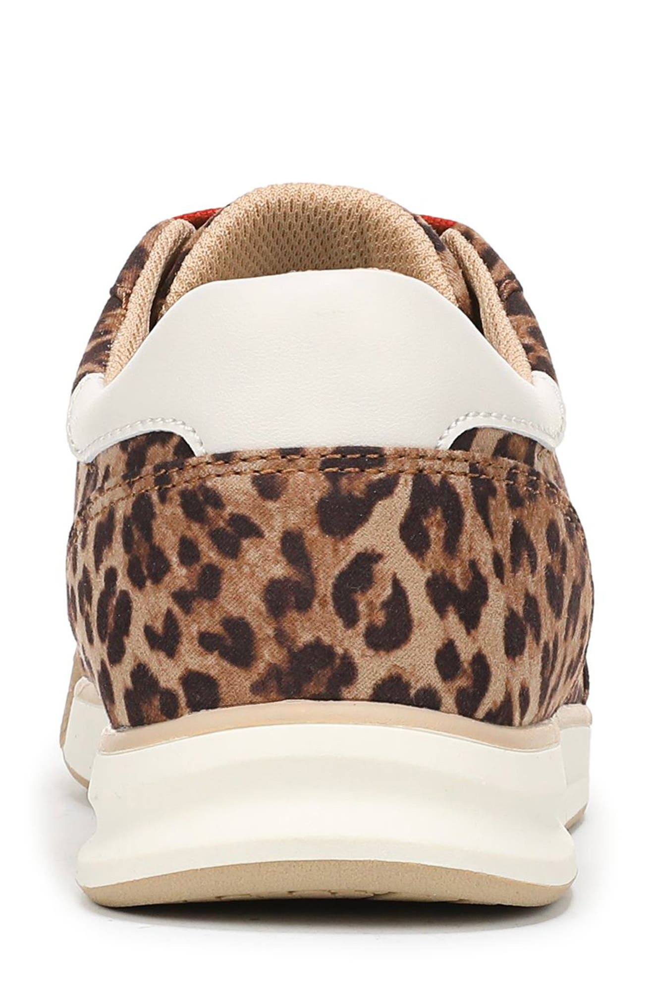 Throw Back Retro Sneaker, Alternate, color, BROWN LEOPARD MICROFIBER