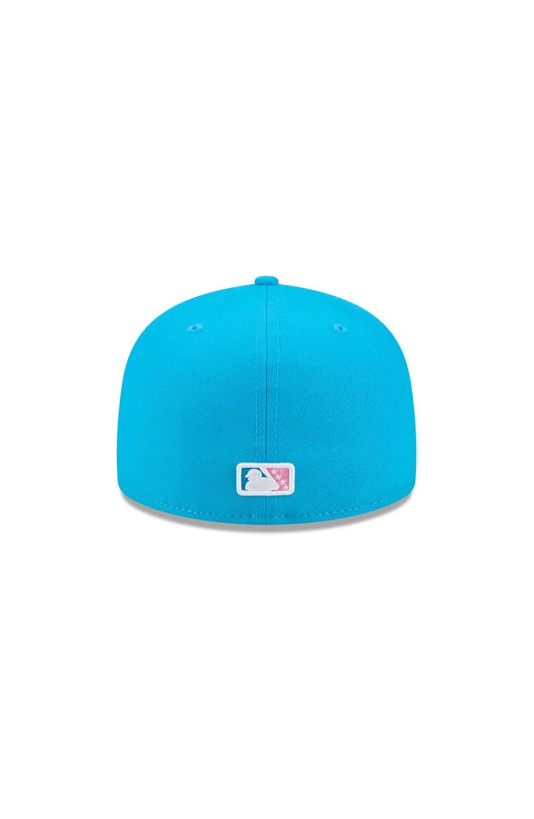 New Era Men's New Era  Pink Jacksonville Jumbo Shrimp Theme Nights 59FIFTY Fitted Hat, Alternate, color, 