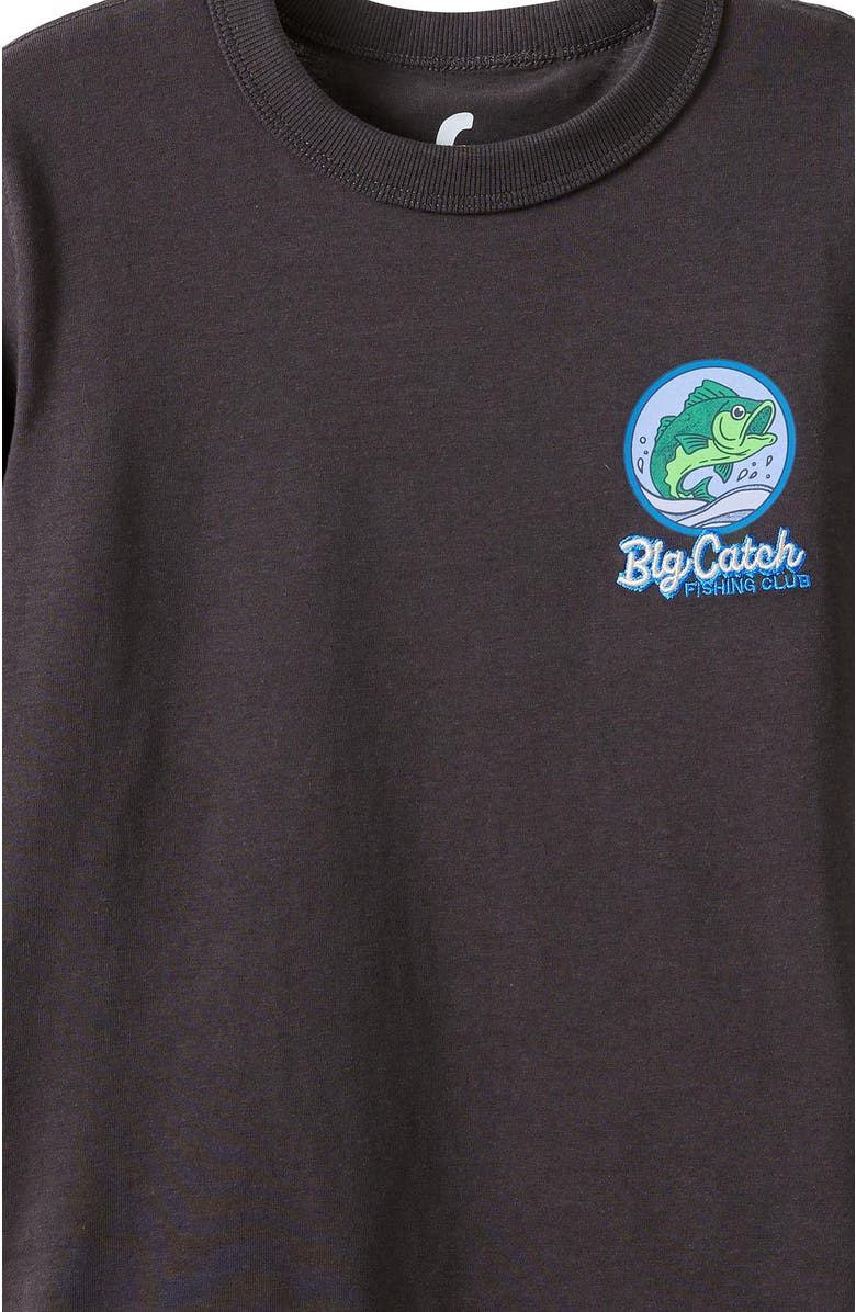 Cotton On Kids Kid's Essentials Graphic Short Sleeve Tee, Alternate, color, Phantom Big Catch
