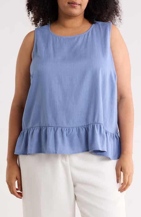 Vince Camuto Sleeveless Peplum Top