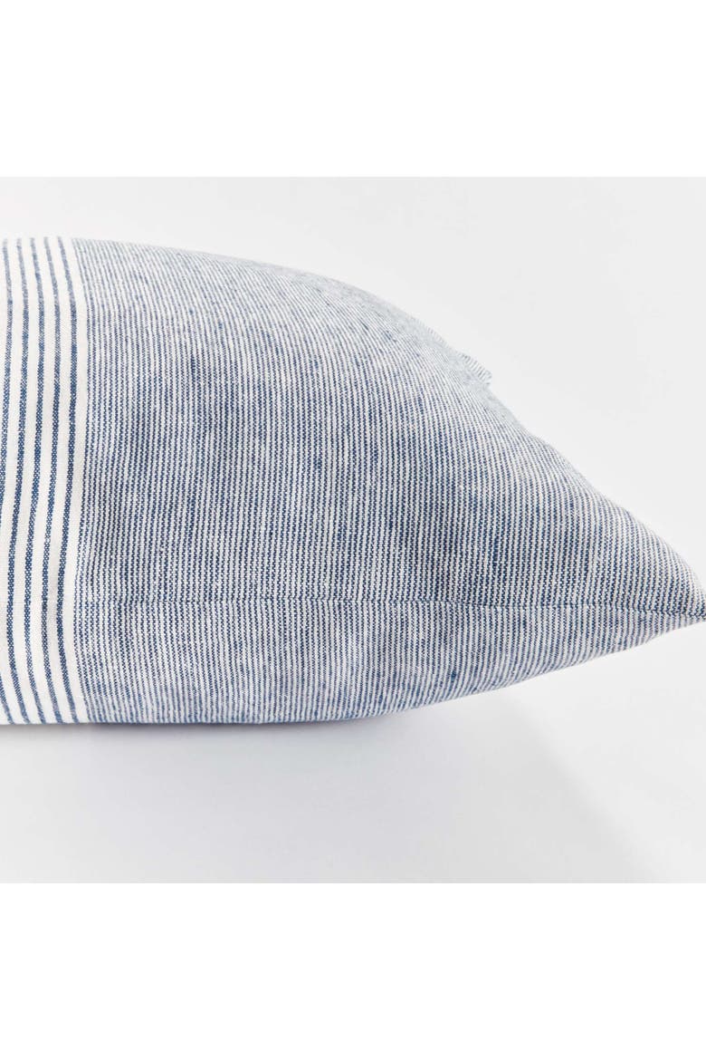 Otis Pinstripe Pillow 24", Alternate, color, Blue