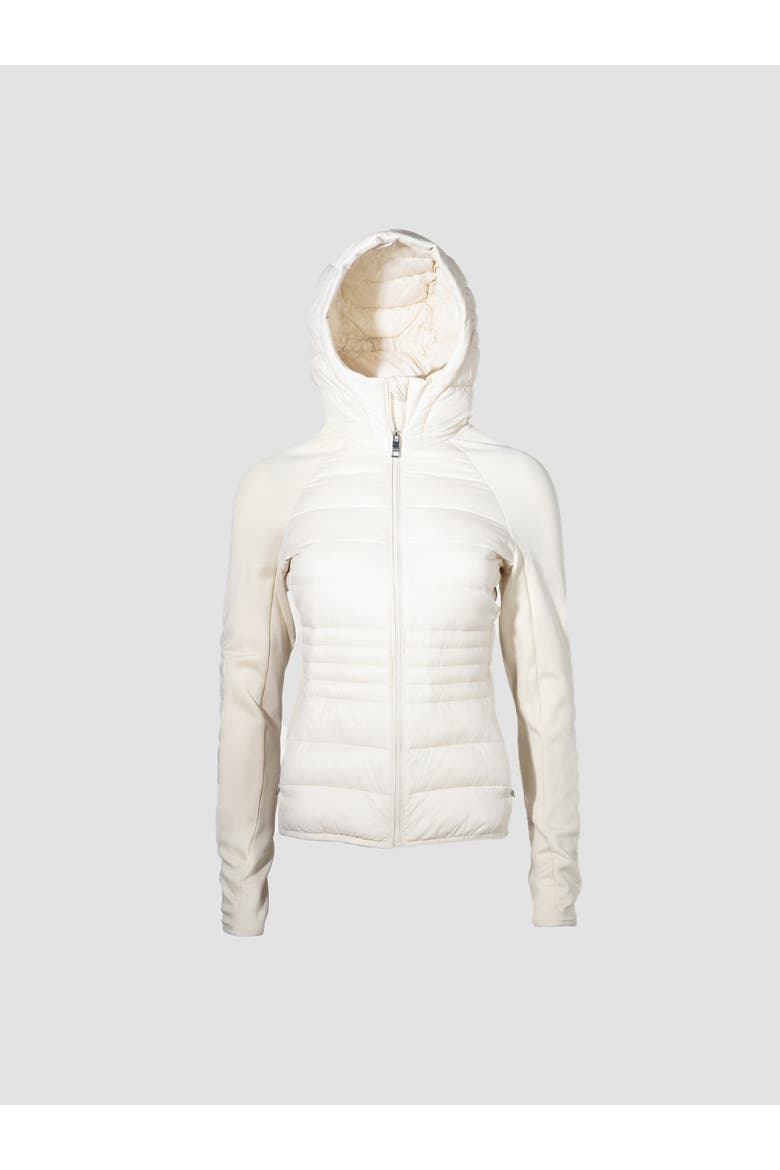 Calypso Hybrid Hooded Jacket, Alternate, color, Cream
