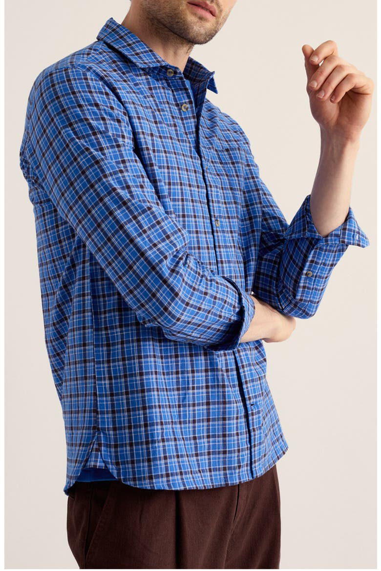 Banyan Long Sleeve Button Up Shirt, Alternate, color, KELYNACK SPLASH