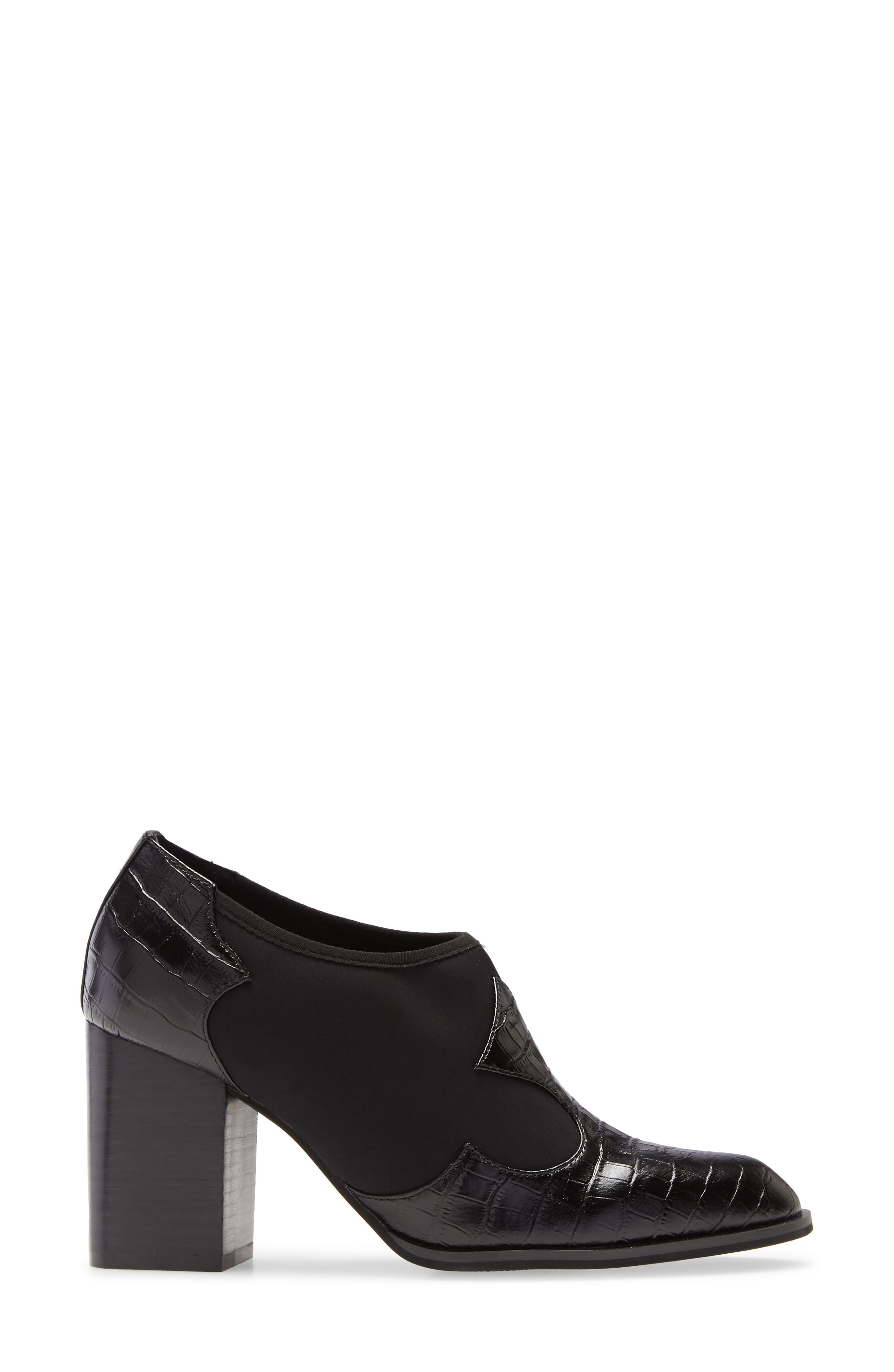 INTENTIONALLY BLANK Auntie Croc Embossed Bootie, Alternate, color, 