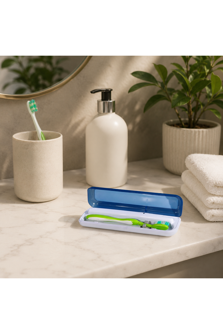 UV Toothbrush Sanitizer & Toothbrush Sterilizer Set, Alternate, color, White