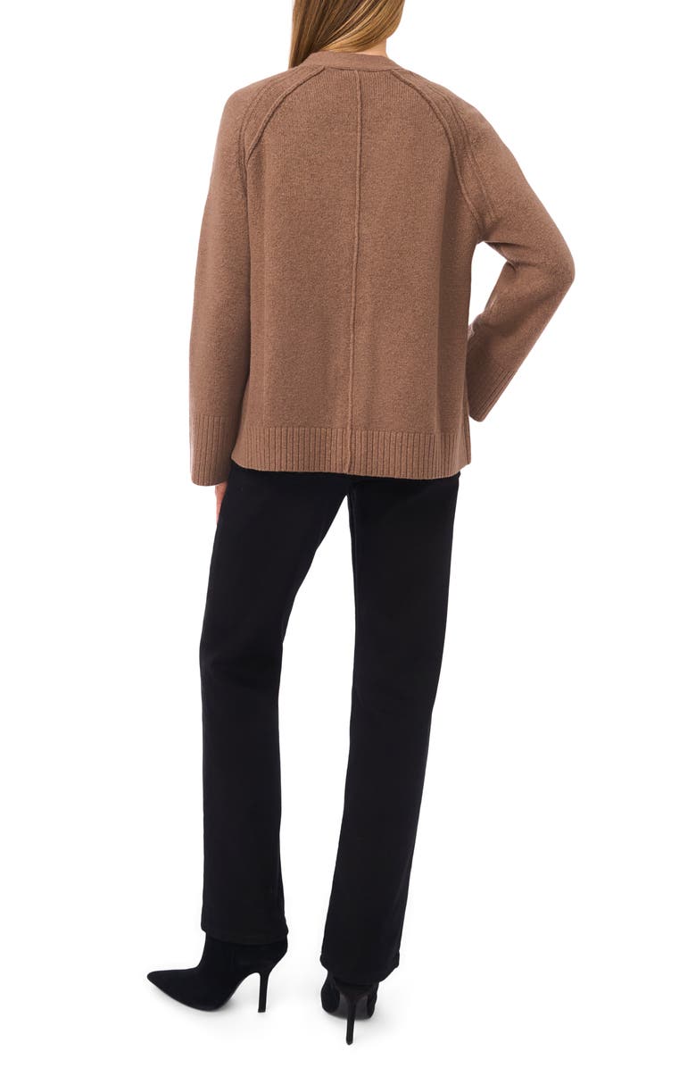 Halogen<sup>®</sup> Raglan Sleeve V-Neck Cardigan, Alternate, color, Mink Taupe