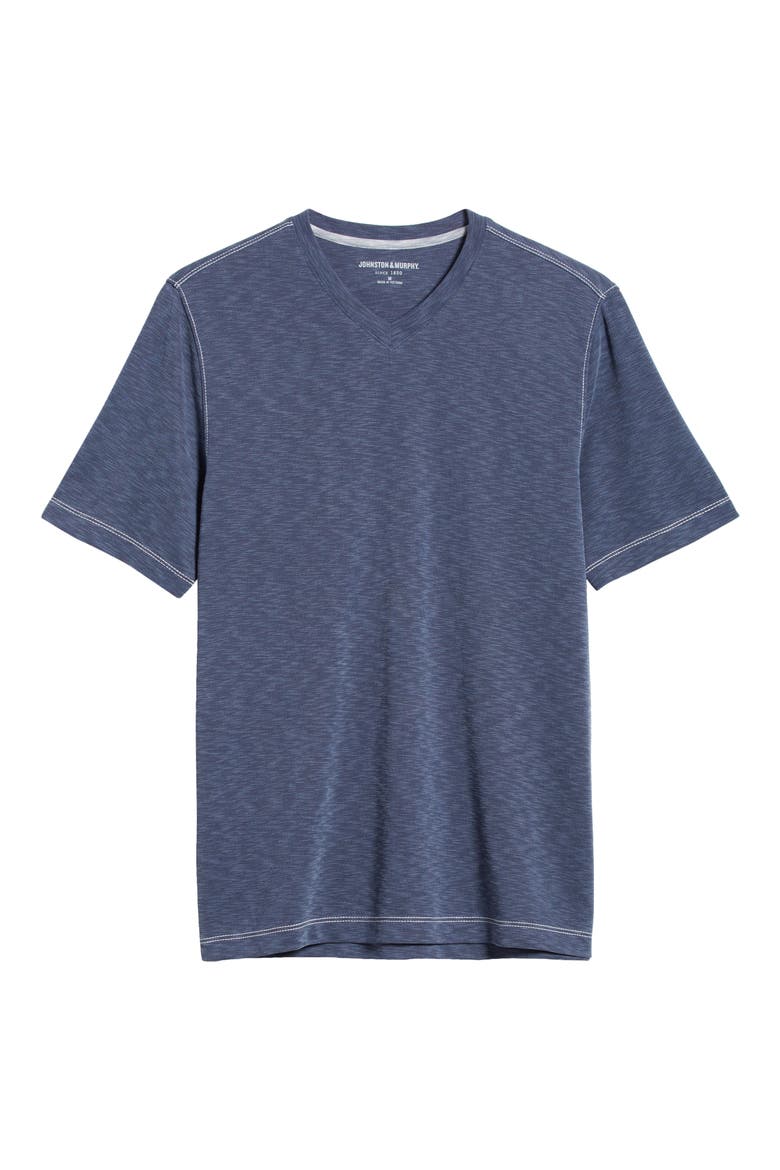 Vintage Slub V-Neck T-Shirt, Alternate, color, NAVY