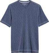 Johnston & Murphy Vintage Slub V-Neck T-Shirt