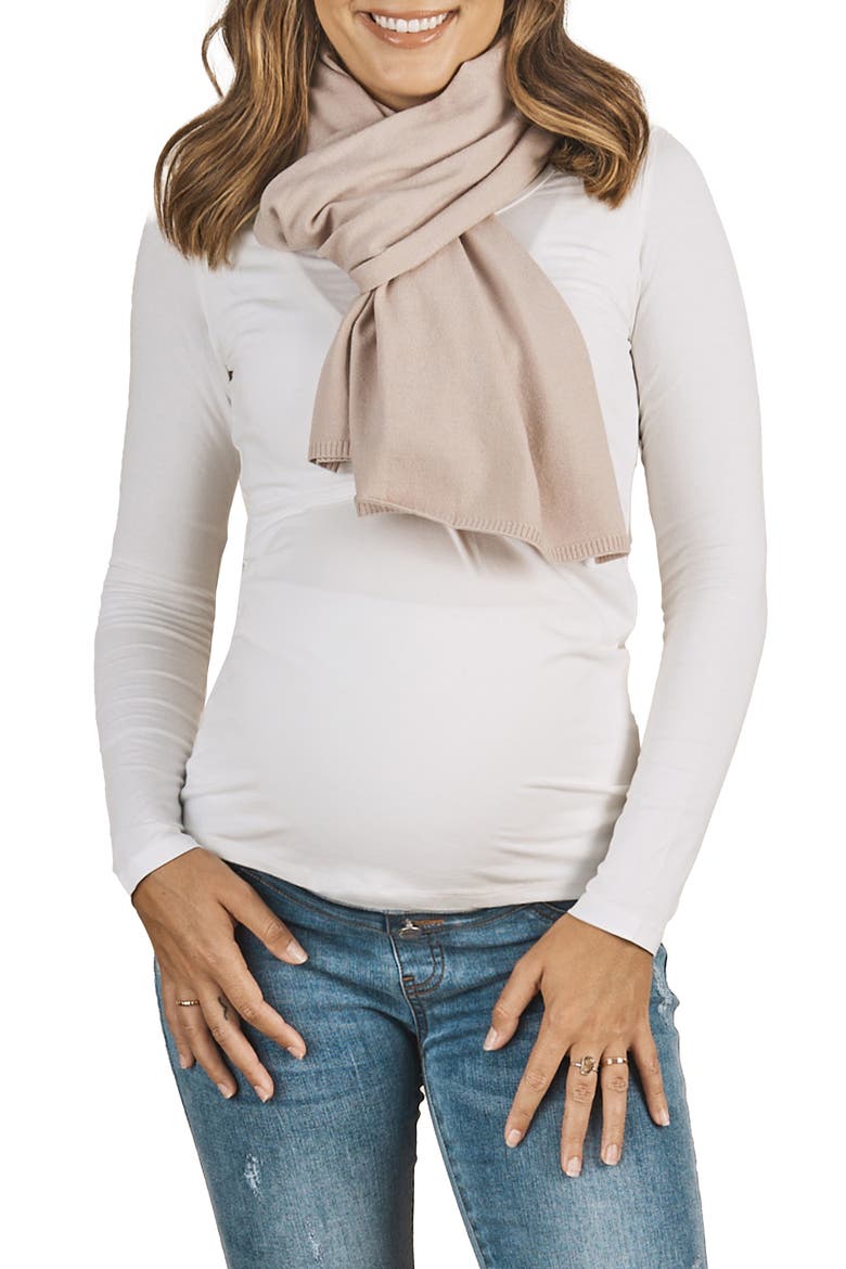 Luxury Moozie Maternity/Nursing Wrap, Alternate, color, NUDE
