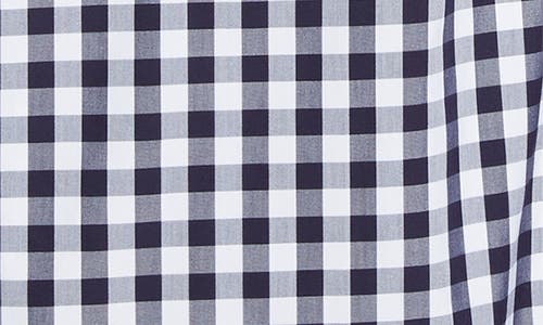 Thom Browne Gingham Check Poplin Armband Shirt In Blue