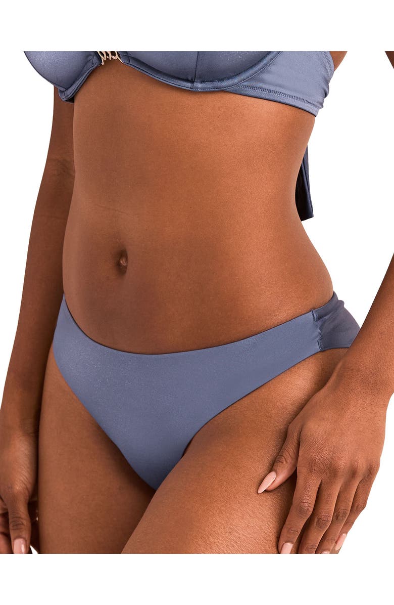 Adore Me Marlena Swimwear Brazilian Panty, Alternate, color, Medium Blue