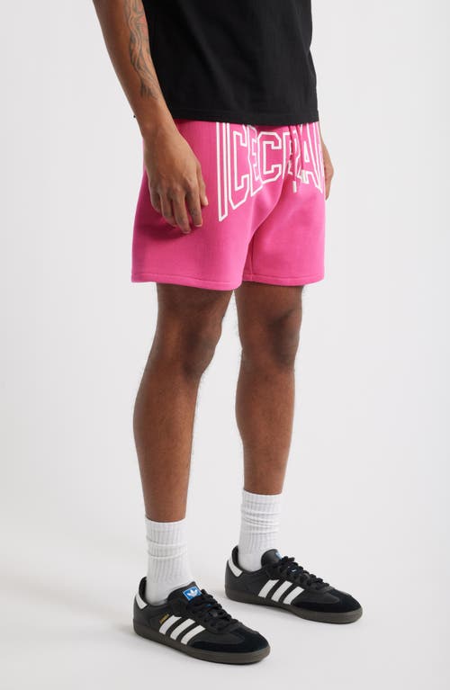 ICECREAM ICECREAM SHOT COTTON FRENCH TERRY SWEAT SHORTS 