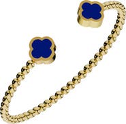 GABI RIELLE Clover Flex Cuff Bracelet