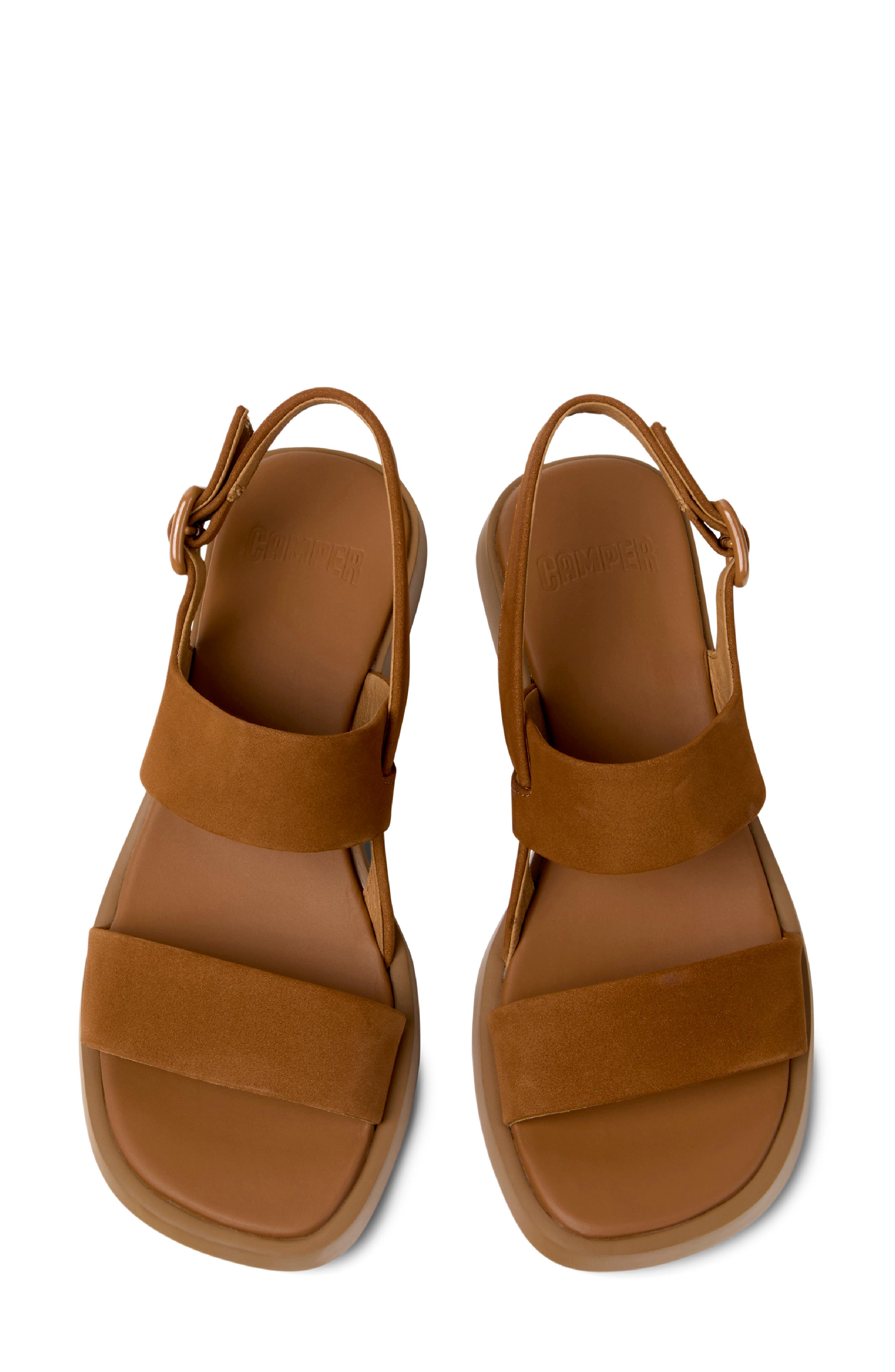 Dana Sandal, Alternate, color, MID BROWN