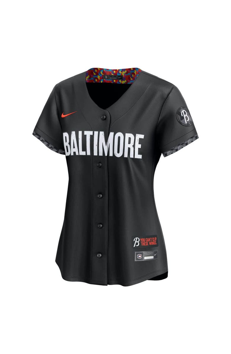 Nike Women's Nike Adley Rutschman Black Baltimore Orioles City Connect Limited Jersey, Alternate, color, Black