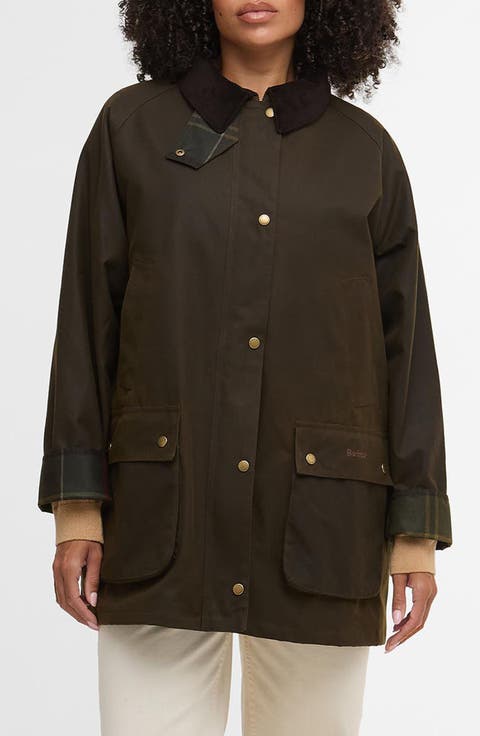 Acorn Water Repellent Waxed Cotton Jacket (Plus)
