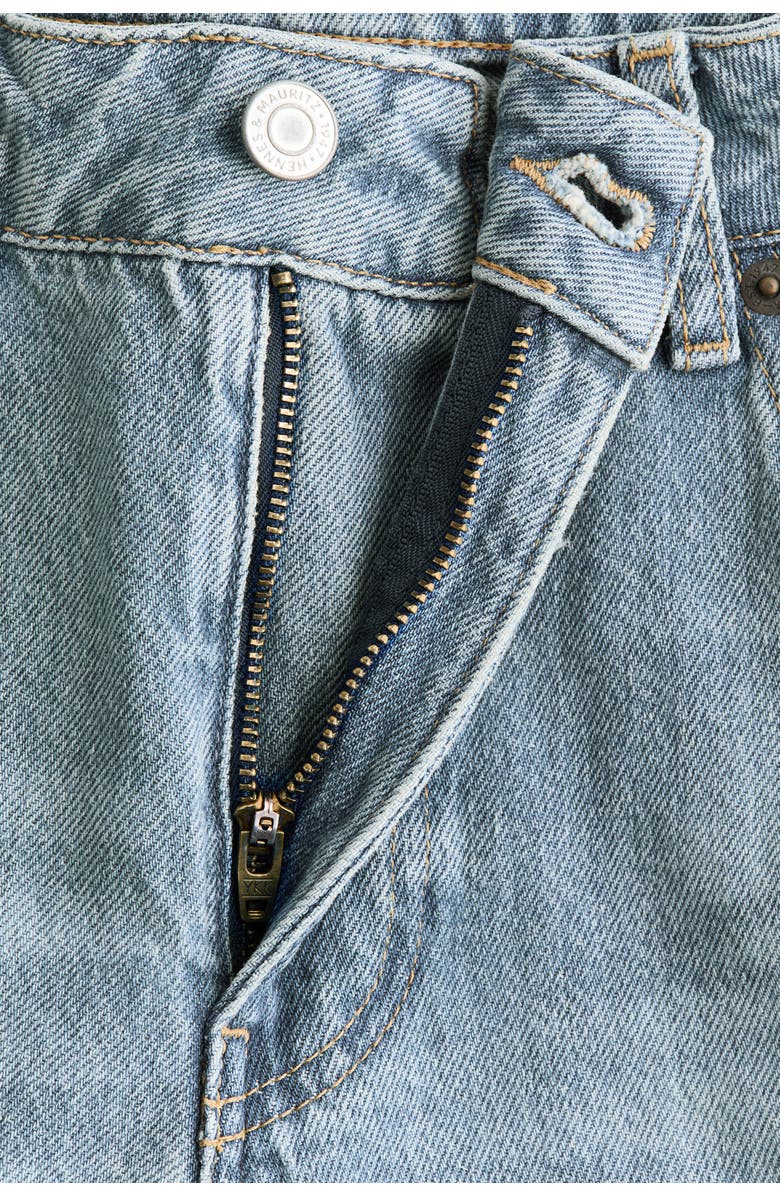 H&M Baggy Low Waist Jeans, Alternate, color, Light Denim Blue