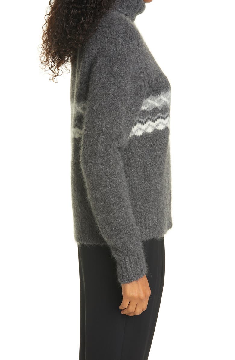 Nili Lotan Leane Alpaca Blend Turtleneck Sweater, Alternate, color, 