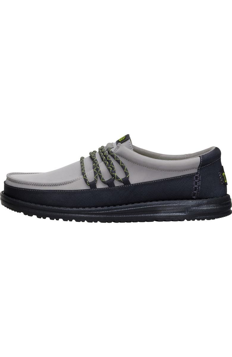 Hey Dude Wally Guard Slip-On, Alternate, color, Black/ Moon Grey