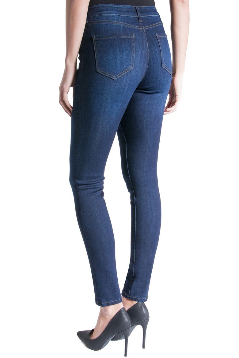 Abby Skinny Jeans, Alternate, color, DOHENY DARK