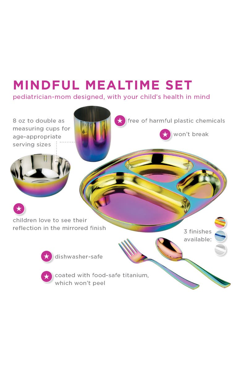 Ahimsa Mindful Mealtime Dish Set, Alternate, color, 