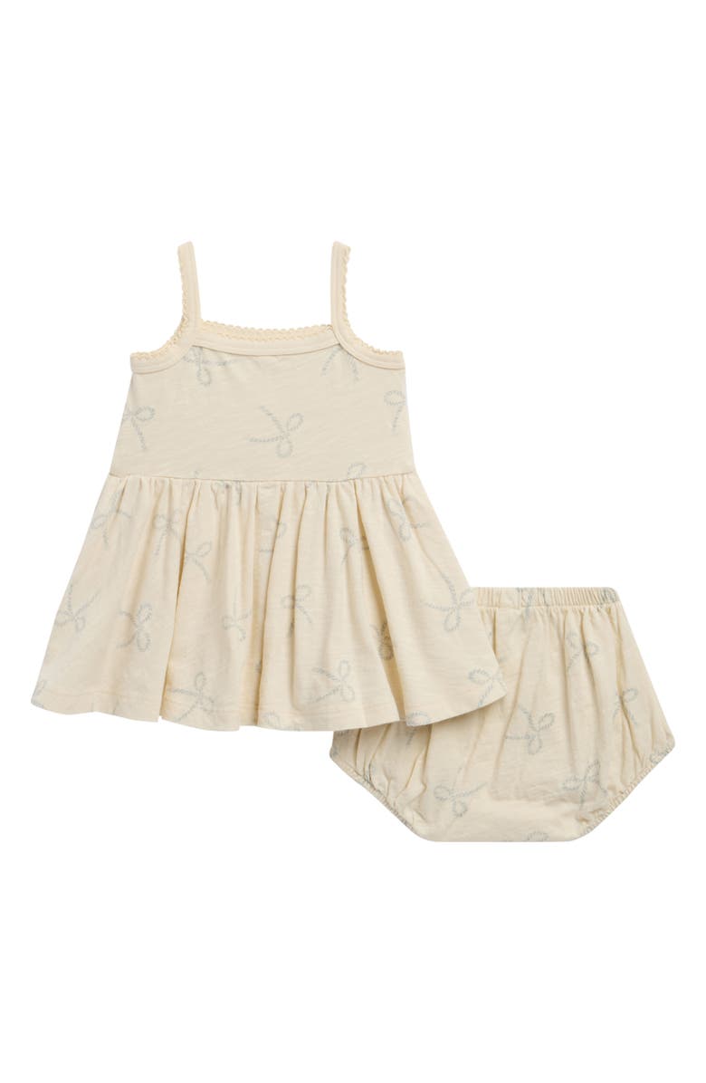 Rylee + Cru Lea Sailor Bow Sleeveless Dress, Alternate, color, Natural