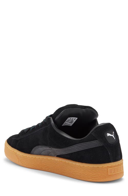 Puma Suede Xl Flecked Sneakers In Black