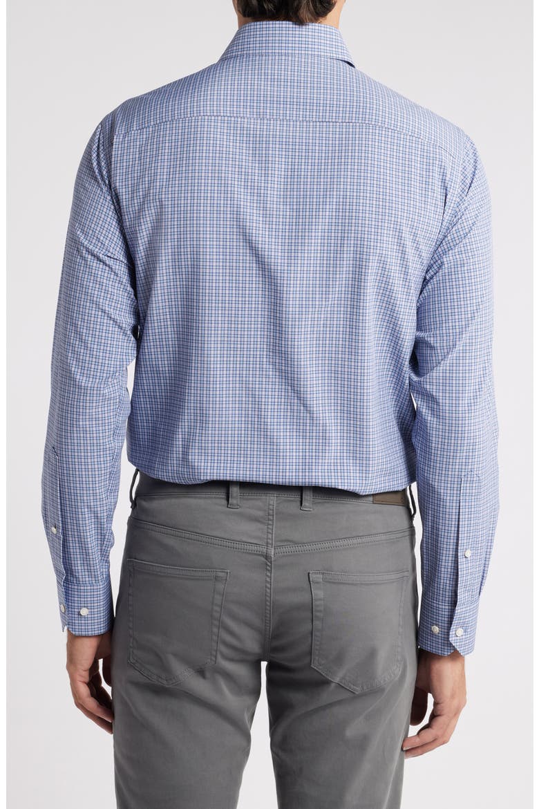 Wicklow Microcheck Performance Button-Up Shirt, Alternate, color, BROOK BLUE