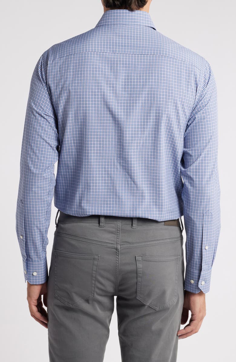 Peter Millar Wicklow Microcheck Performance Button-Up Shirt, Alternate, color, 