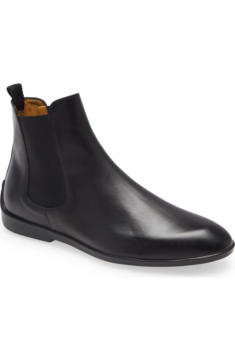Mezlan Warden Chelsea Boot, Main, color, Black